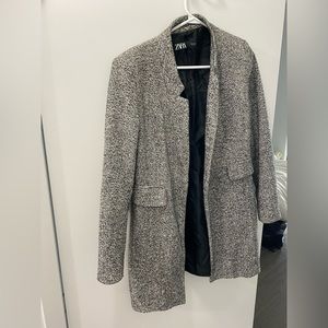 Zara women’s coat size M in grey